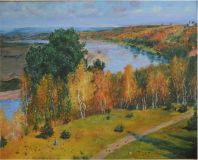 Золотая осень, копия В. Поленов