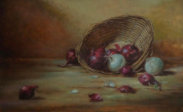 Still life with onions