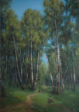 In the birch forest