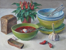 Un plato de borscht