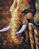 Colored elephant