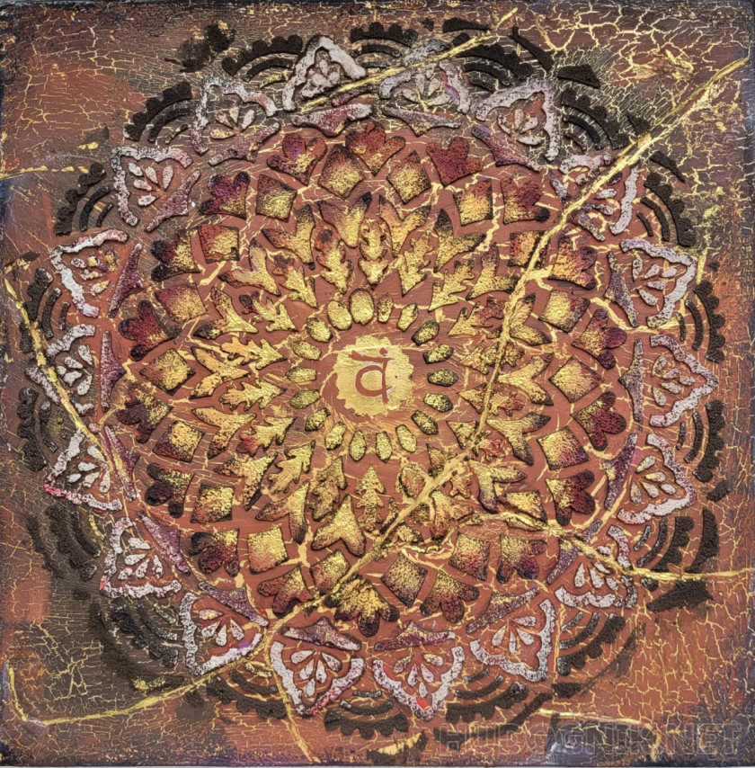 Декоративное панно Мандала Свадхистана