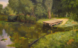 Overgrown pond, Polenov