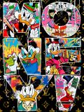 Scrooge McDuck in the style of a comic book