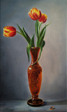 Still life with tulips