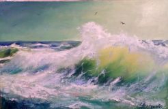 Oil painting" the Wave"