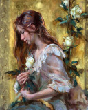 Girl with a rose