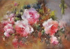 Розовые цветы