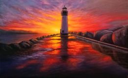 Dawn at the lighthouse