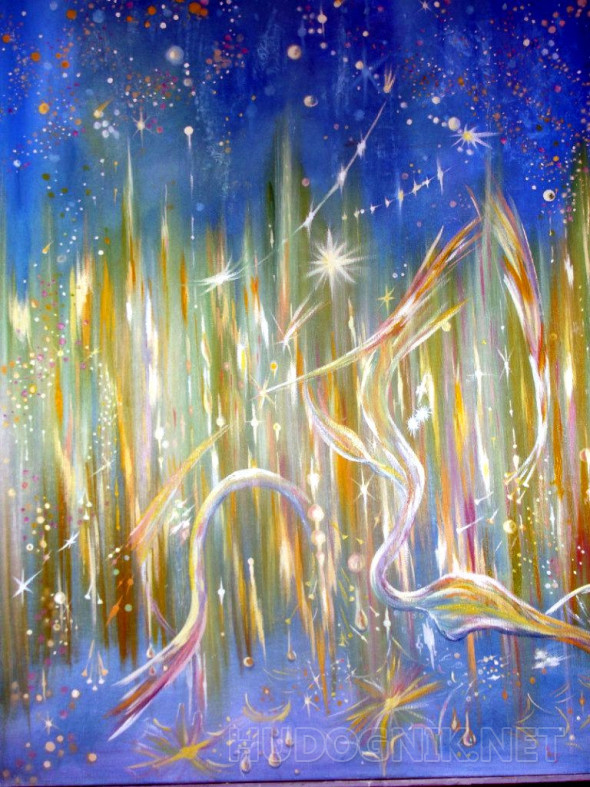Картина Фантазия на тему "Сияние". Размеры: 70x50, Год: 2016, Цена ...