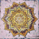 decorative panel &quot;seventh chakra&quot;
