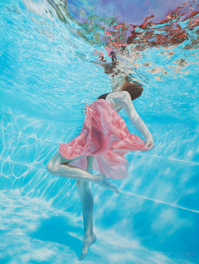 Отражение девушки в воде: подборка картинок