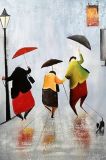 Люди и зонтики