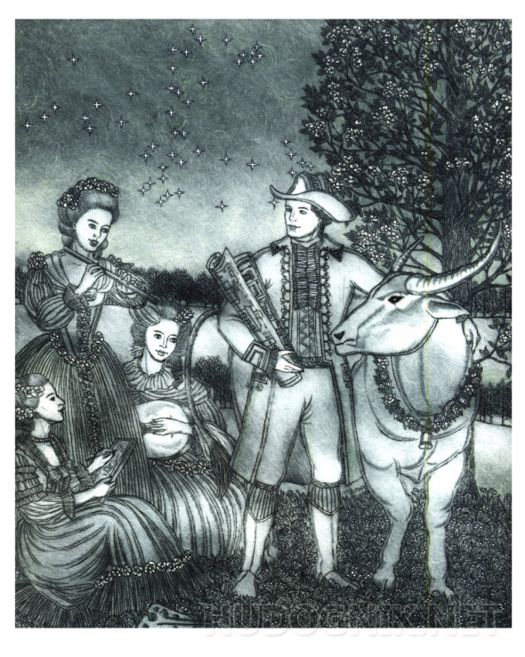Картина Телец (мужчина). Размеры: 17,5x22,5, Год: 1999, Цена: 35000 ...