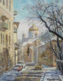 Winter in Gagarinsky Lane