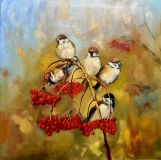 Sparrows , Autumn