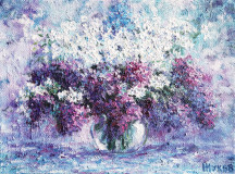 Lilac in a vase