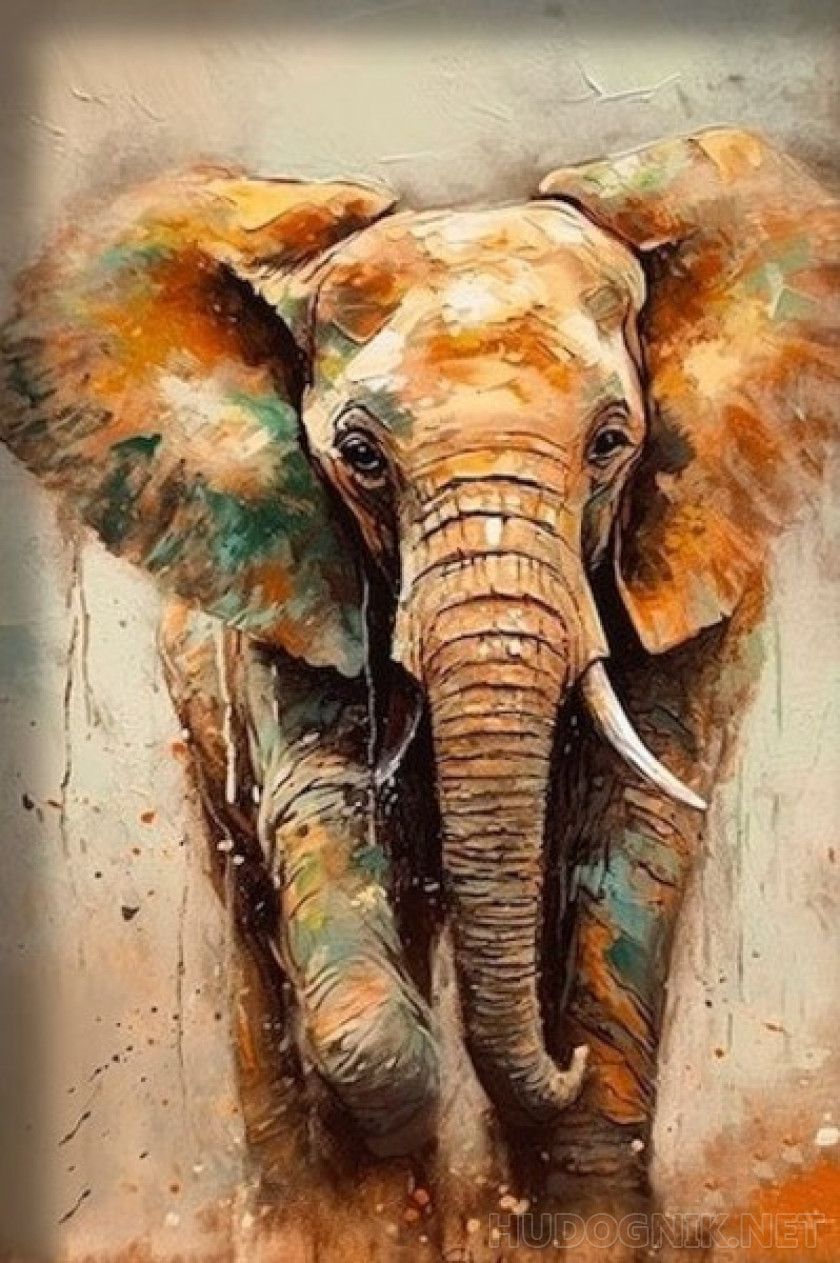 Картины со слонами