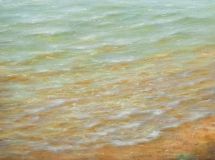 Warm oil painting "Sunny Coast"