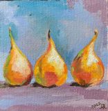 trio of pears