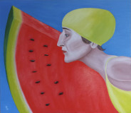 Anya and watermelon