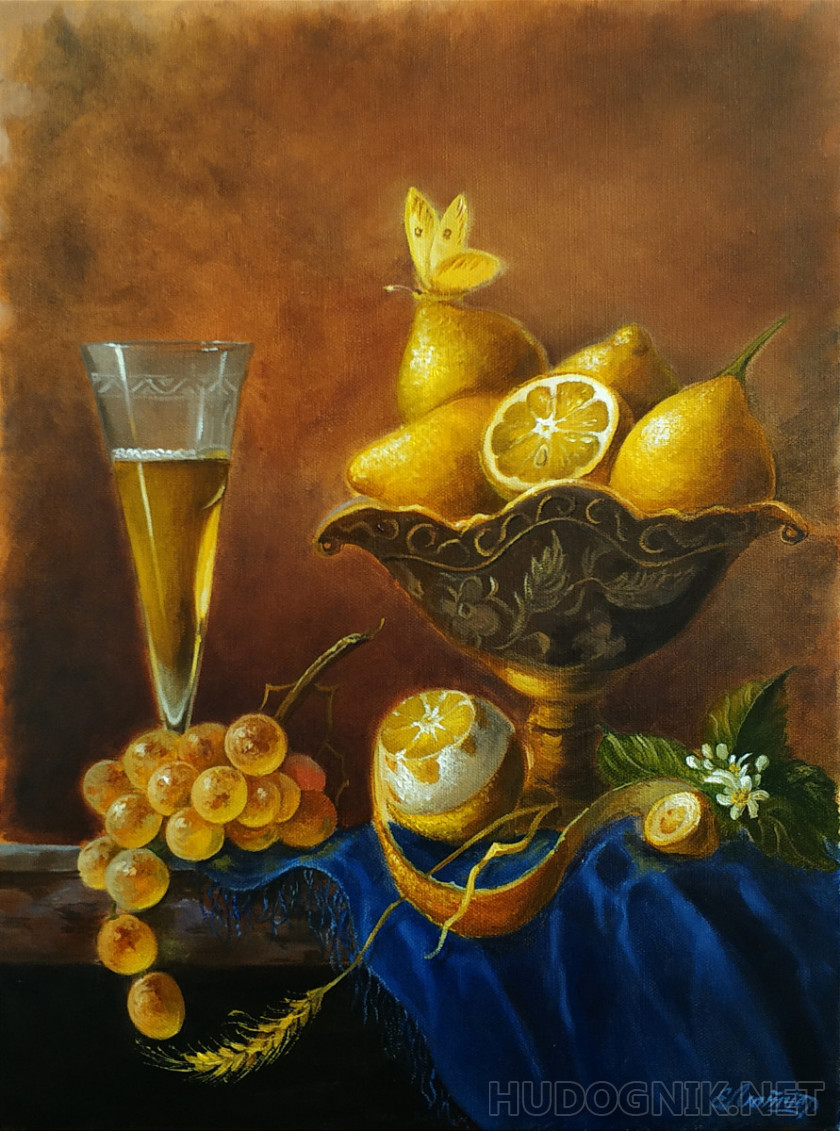 Натюрморт с лимонами