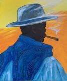 cubano con un cigarro