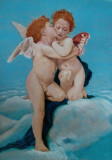 Cupido y psique, el primer beso