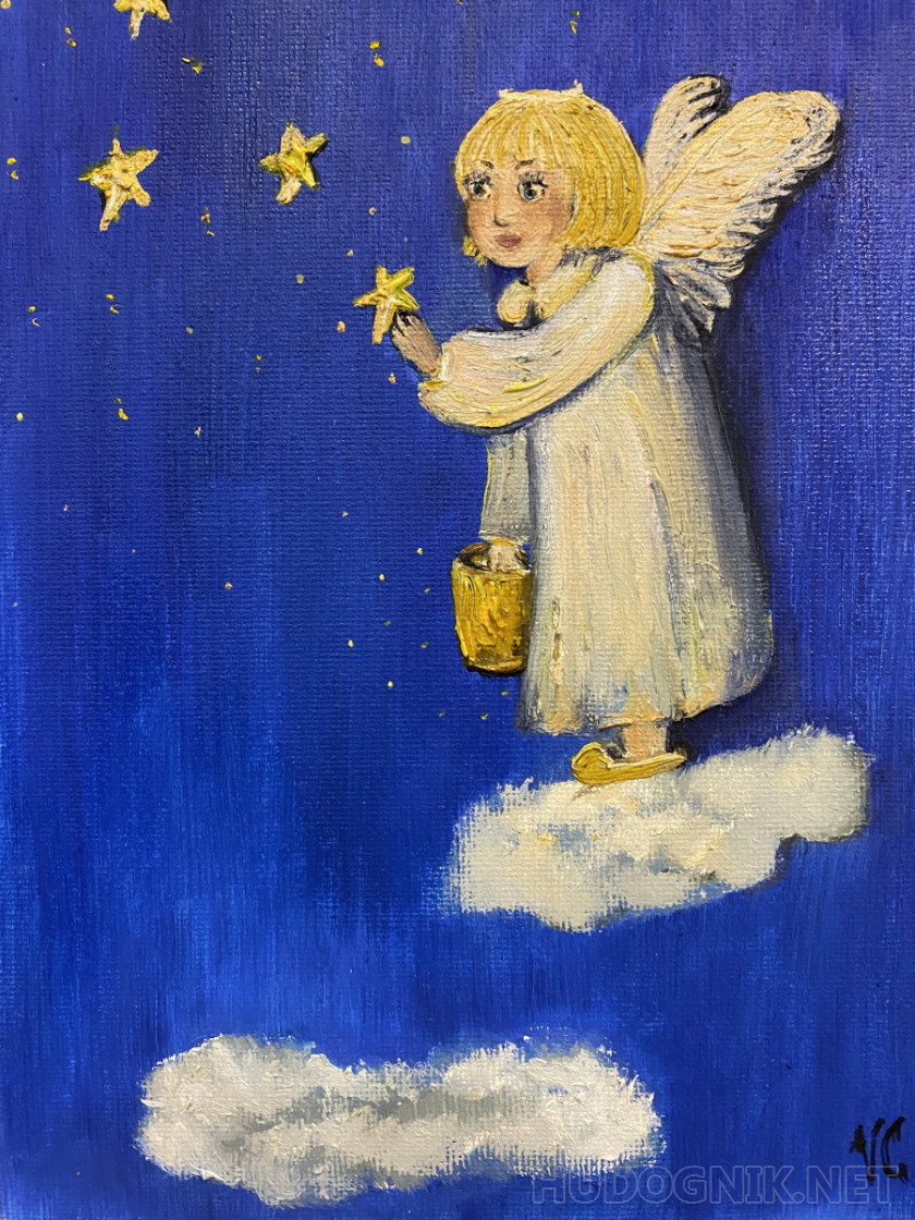ángel de navidad