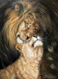 The lions. Softness