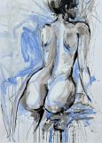 Nude in light blue