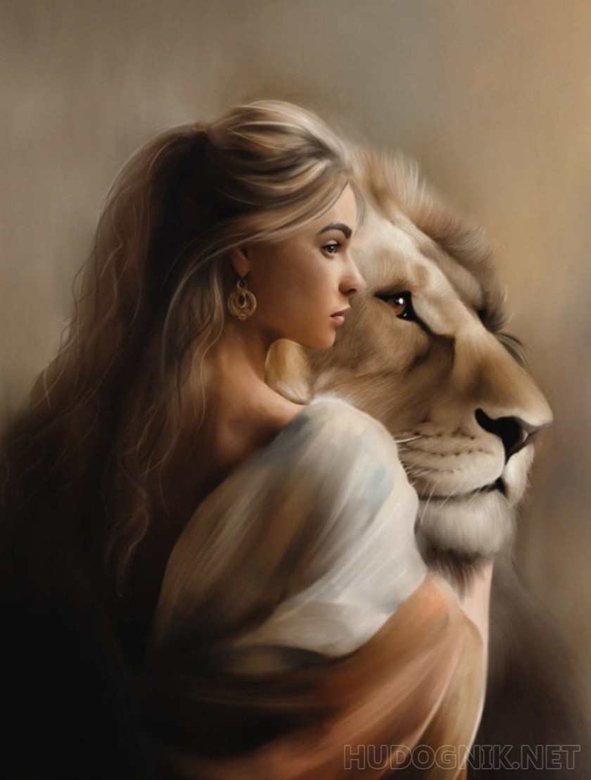 Стоковые фотографии по запросу Девушка с лев
