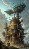 Casa-palacio de un mundo de fantasía