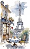 Café tranquilo en París