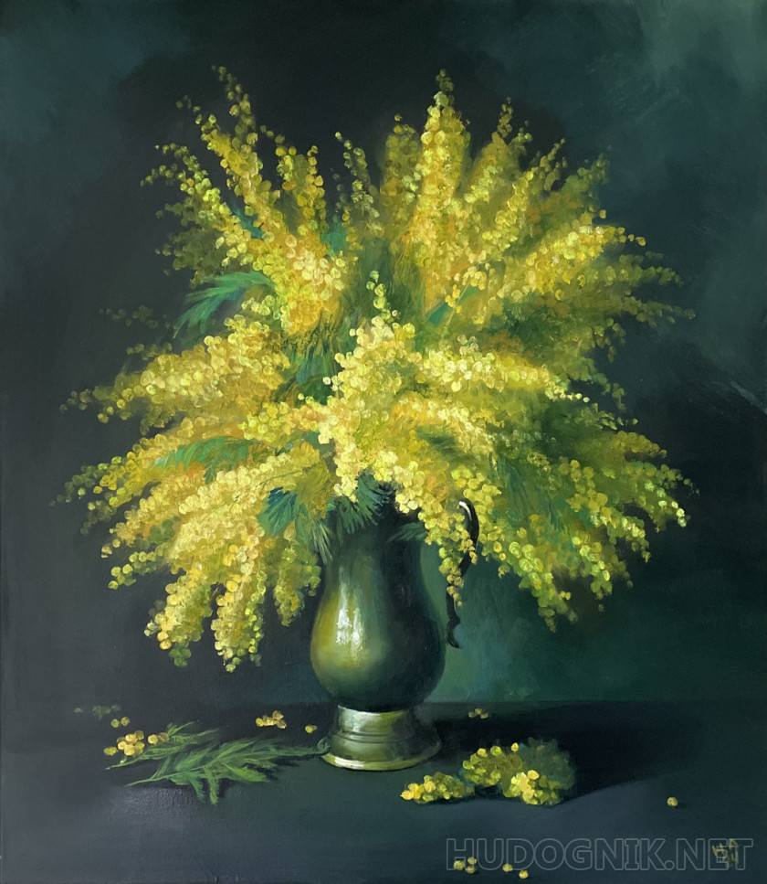 Bouquet of mimosa