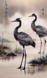 Black cranes