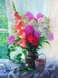 Bouquet con gladiolus y floxamas
