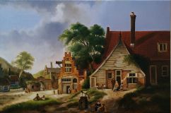 Landscape with a Dutch village