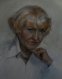 El retrato de la actriz Шашковой