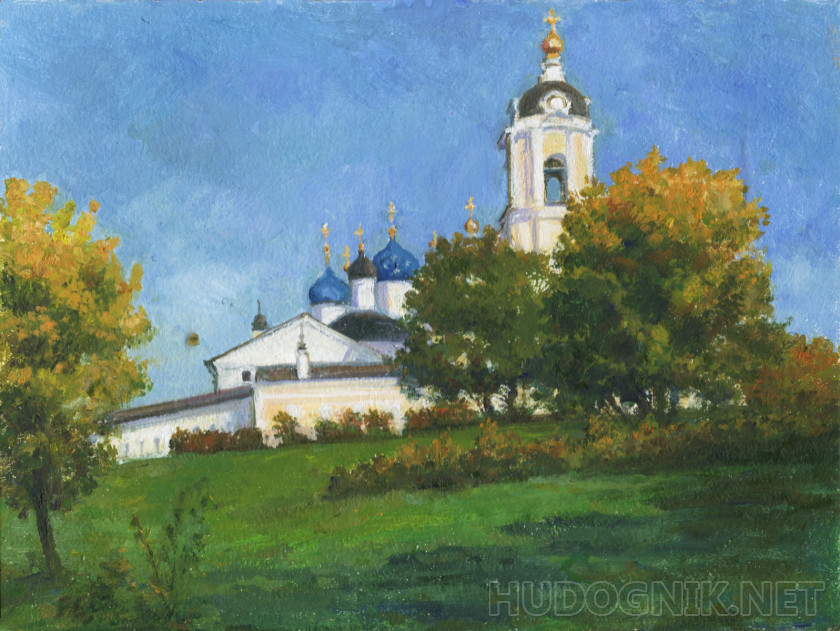Высоцкий мужской монастырь в г.Серпухове (этюд)