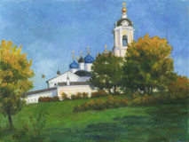 Vysotsky Monastery in the city of Serpukhov (Study)