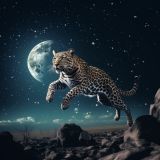 Прыжок леопарда