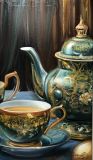 Malachite Teapot