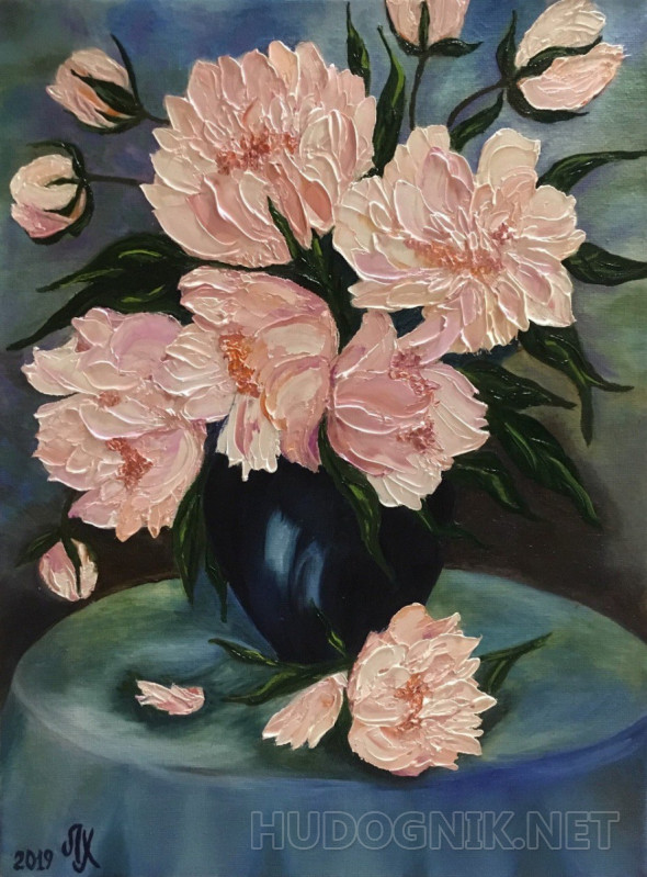 Картина Букет пионов. Размеры: 30x40, Год: 2019, Цена: 0 рублей ...