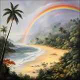 Rainbow over Ceylon
