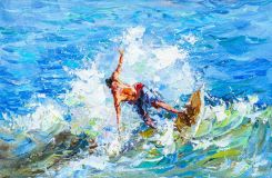 Surf. Corriendo sobre las olas