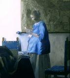 Woman reading a letter