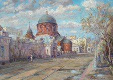 Catedral antigua Ortodoxa de Pokrovsky