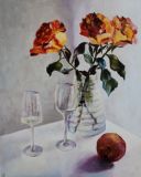 still life with roses