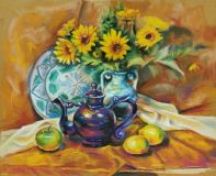 Still life with a teapot